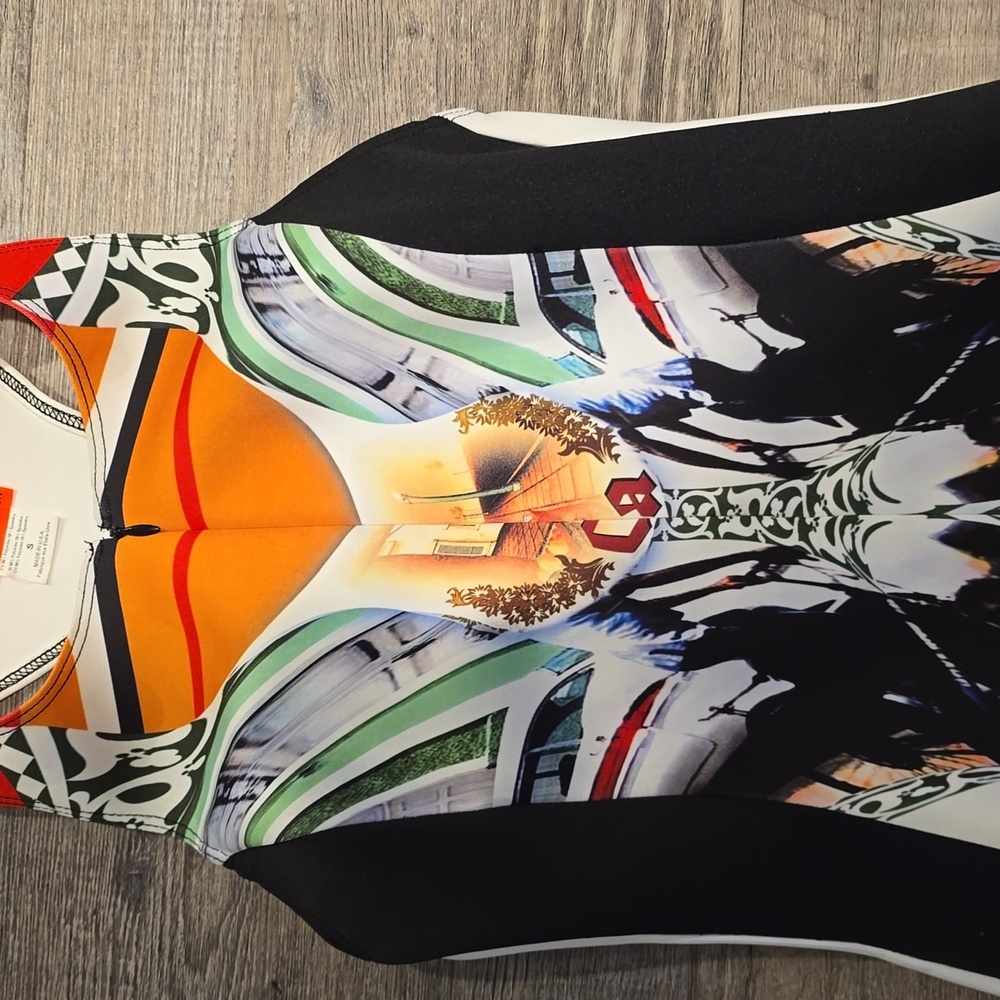 CLOVER CANYON | Flying Cars CA racerback one piece | Size Small NWOT - Picture 5 of 13